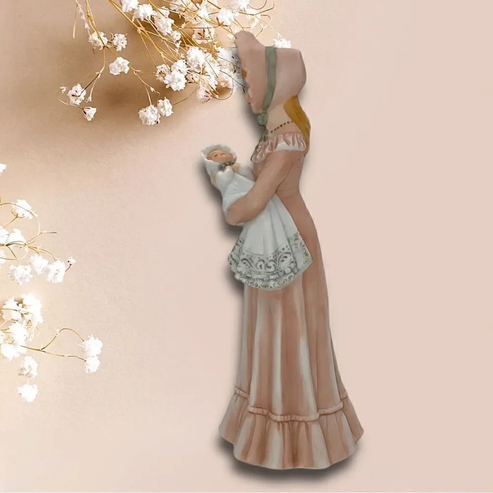 Vintage Enesco Treasured Memories Bisque Christening Day 1983 Figurine